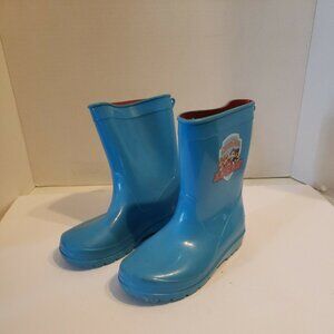 Paw Patrol Rain Boots Boys  Blue Rubber Size S/M Age 3+ Toddler